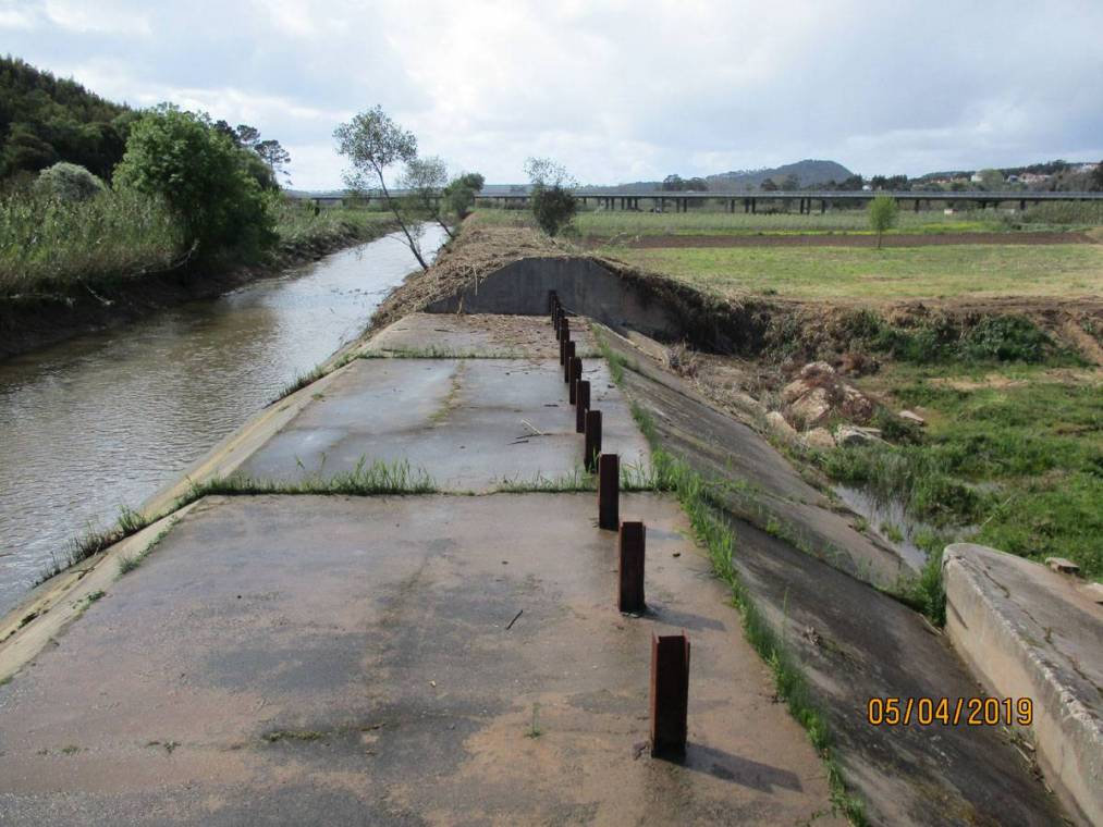 Limpeza do Rio Alcôa – Margem de Alcobaça - Abril de 2019