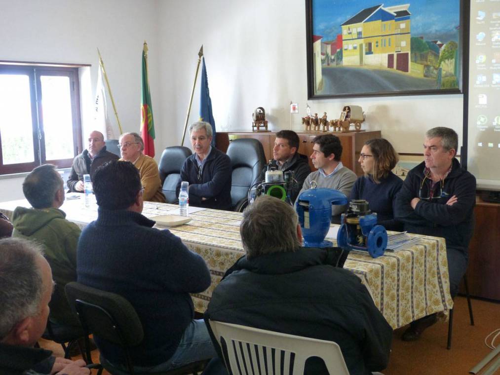 Sessão de esclarecimento sobre a Obra de Modernização do Regadio Público da Cela - 24 de Março de 2018