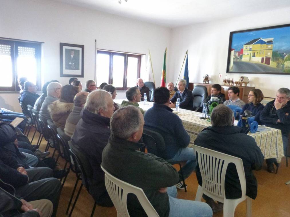 Sessão de esclarecimento sobre a Obra de Modernização do Regadio Público da Cela - 24 de Março de 2018